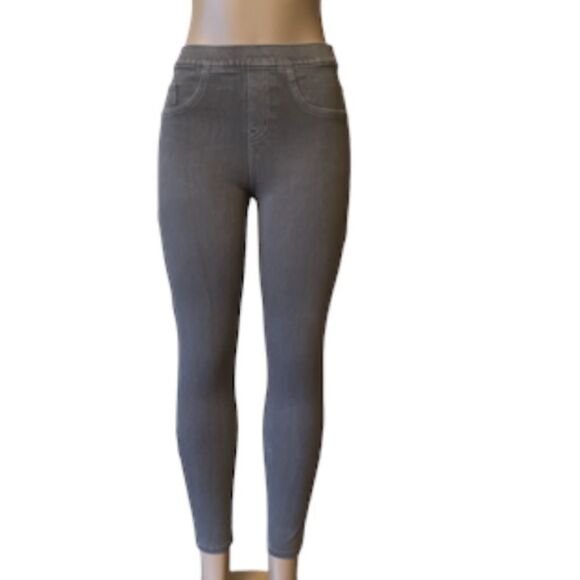 Spanx Jean-ish gray jeggings. - Picture 4 of 11
